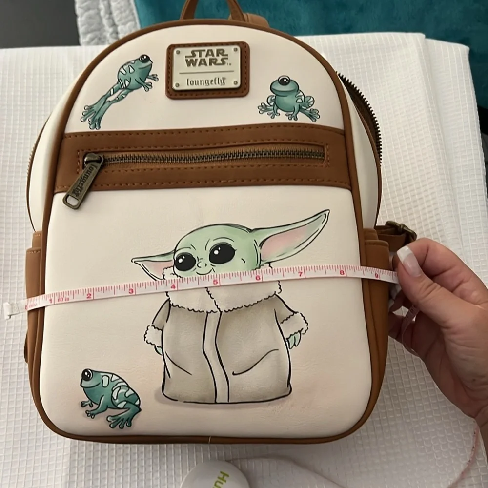 Disney Star Wars Loungefly Baby Yoda Backpack - Picture 9 of 9